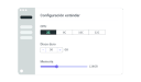 Configuración estándar