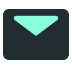Icon Solid Square Colored Email